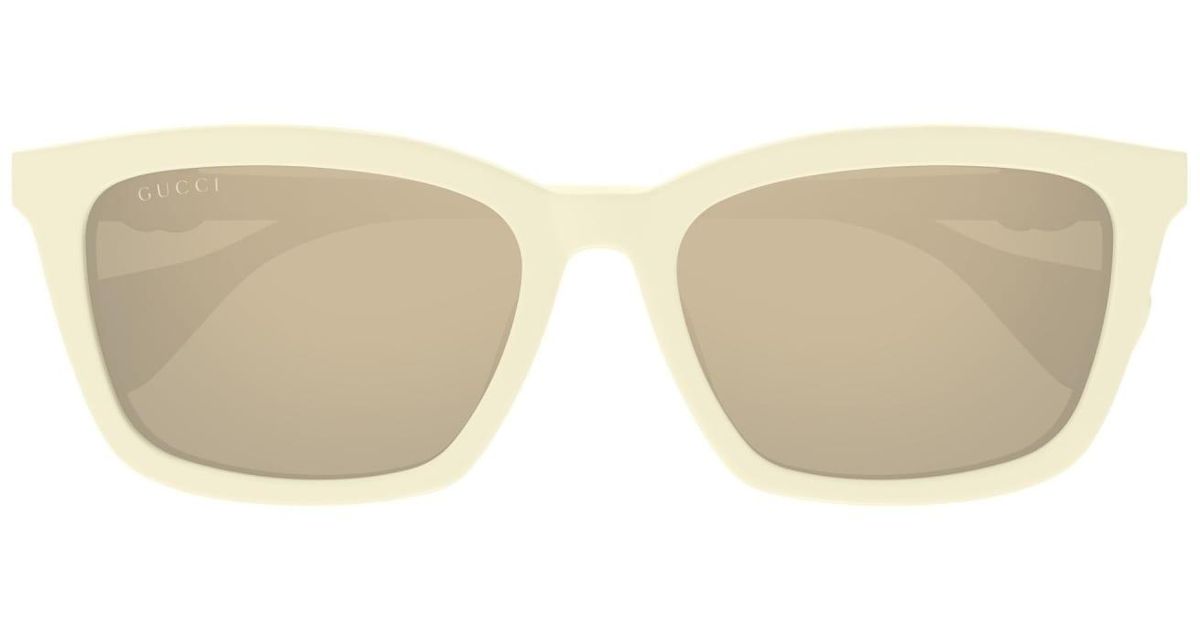 Gucci Sunglasses in White | Lyst UK