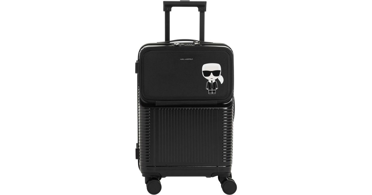 Karl Lagerfeld K/ikonik Suitcase in Black Lyst