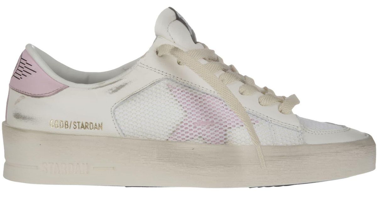 Golden Goose Stardan Nappa And Net Upper Leather Star And Heel in White ...