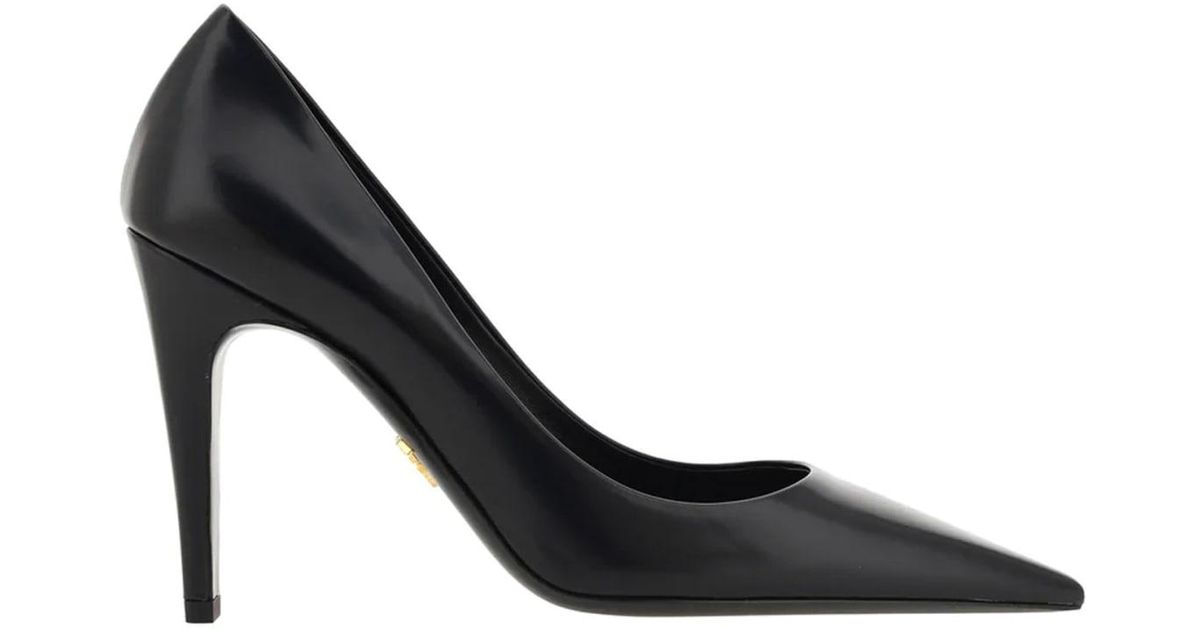 Prada black best sale pumps