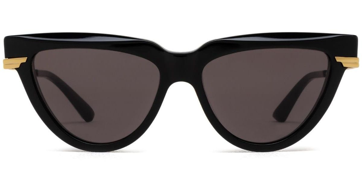 Bottega Veneta Bv1265s Black Sunglasses in Grey | Lyst UK