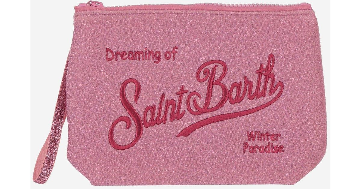 Mc2 Saint Barth Unisex Clutch Bag Aline Brown main image 1