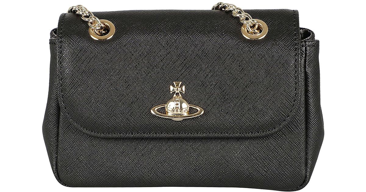 Vivienne Westwood Chain Strap Shoulder Bag in Black Lyst