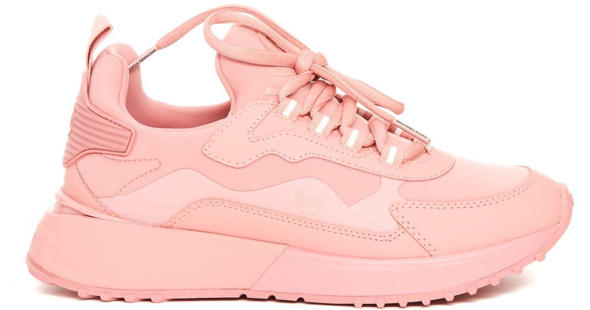 Michael Kors Lace Theo Sneakers In Primrose Pink Save 4 Lyst