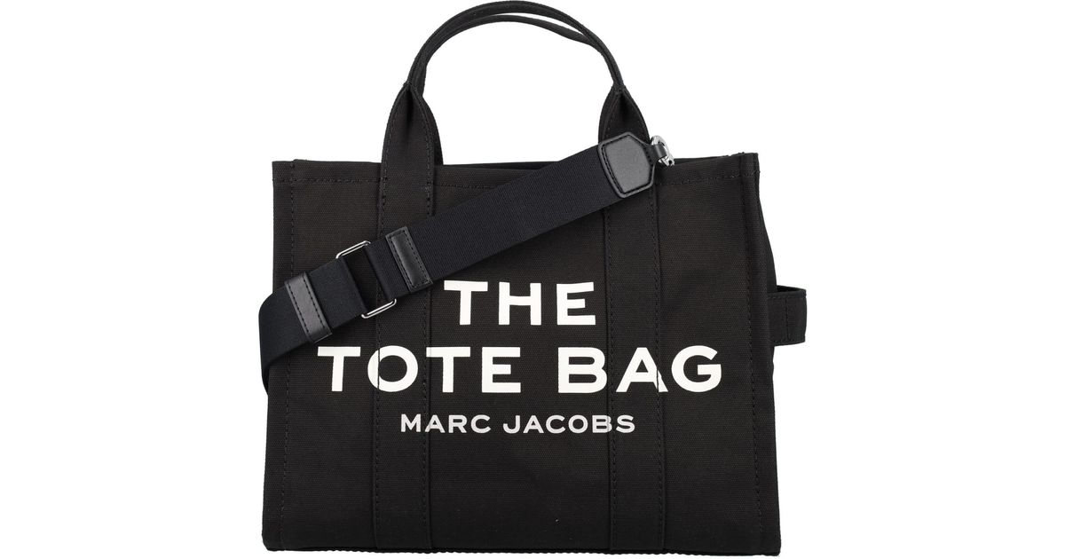 Marc Jacobs Canvas The Small Tote Bag in Black | Lyst UK