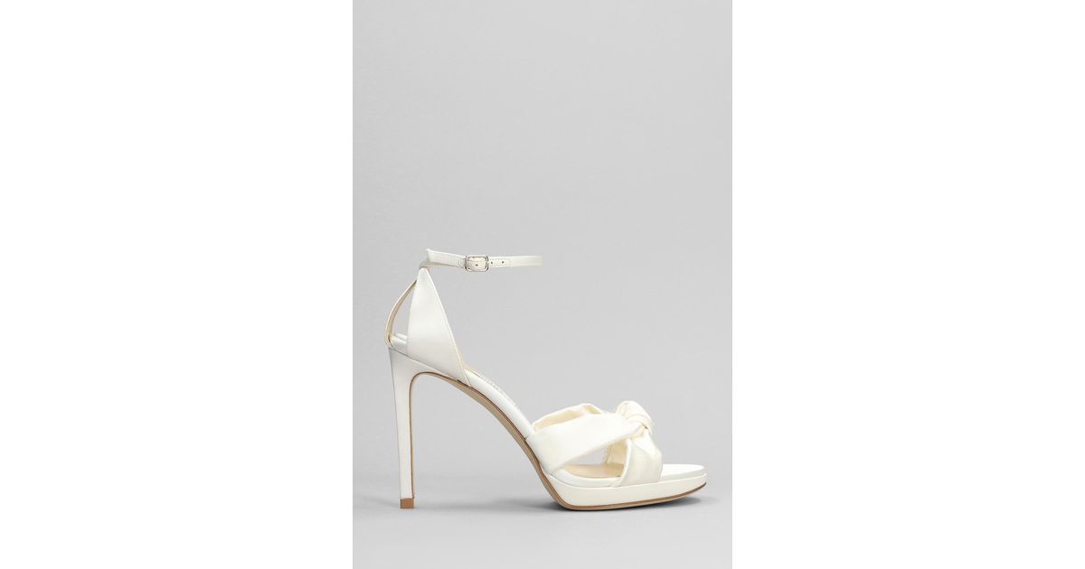 Jimmy Choo Rosie 100 Sandals in White | Lyst