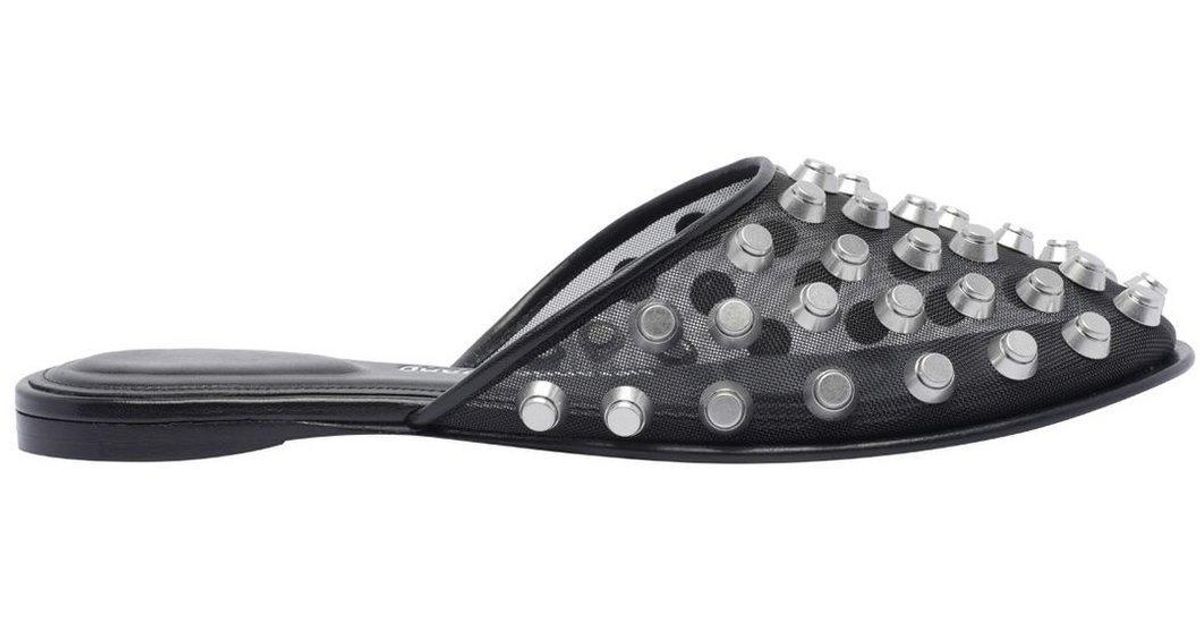 【送料&関税込】Alexander Wang Stud Detailed Sheer Sandals Alexander Wang Stud Detailed Sheer Sandals - Shoes - Compare