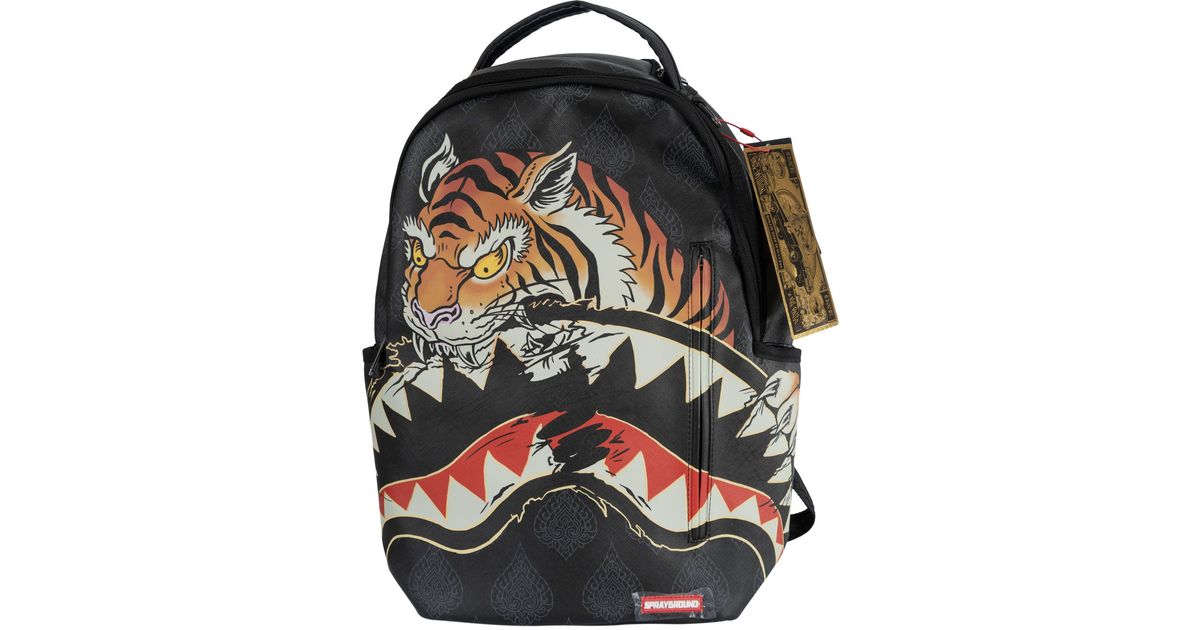 Sprayground Year Of The Tiger Backpack in Black for Men Lyst