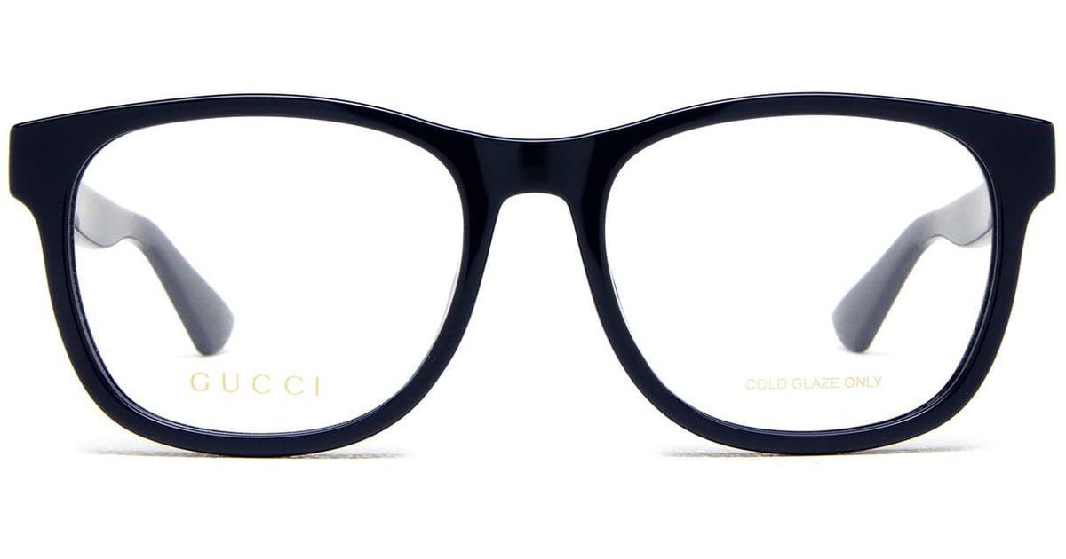 blue gucci glasses