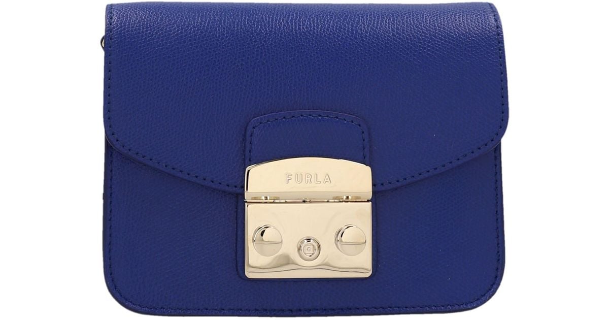 Furla Metropolis Mini Crossbody Bag in Blue Lyst