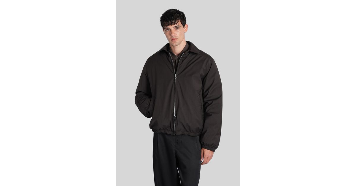 Our Legacy Puffer Our Legacy Inhale Puffa Doubleganger Beige Mel Nylon