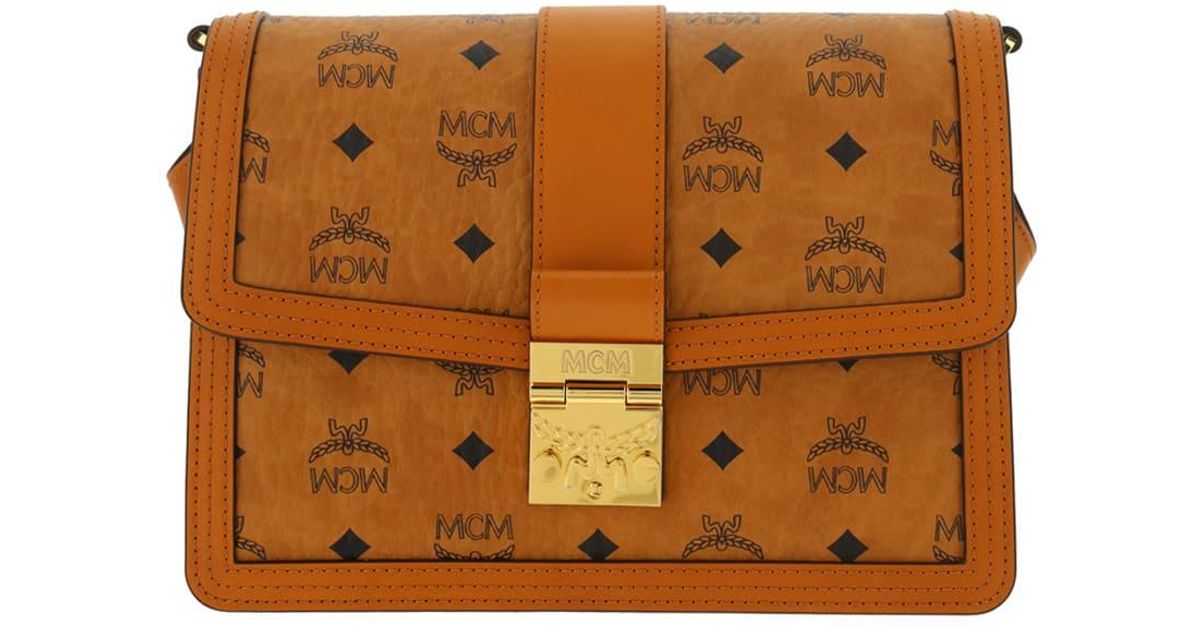 MCM Tracy Shoulder Bag in White Lyst