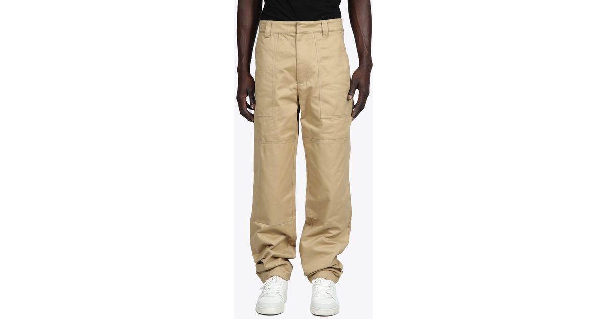 Axel Arigato Iron Pants Canvas Carpenter Pant Iron Pants in Beige