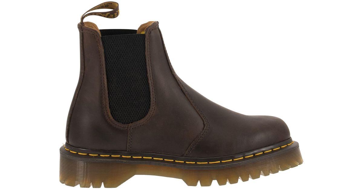 Dr. Martens 2976 Bex Chelsea Ankle Boots In Crazy Horse Leather in ...