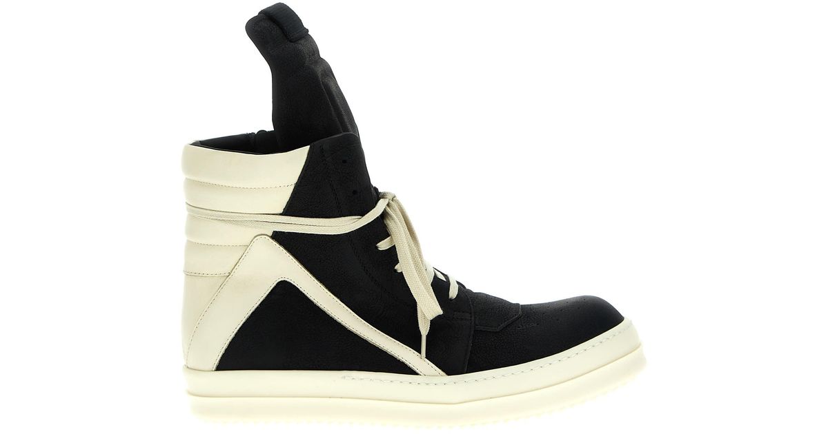 Rick owens on sale geobasket white