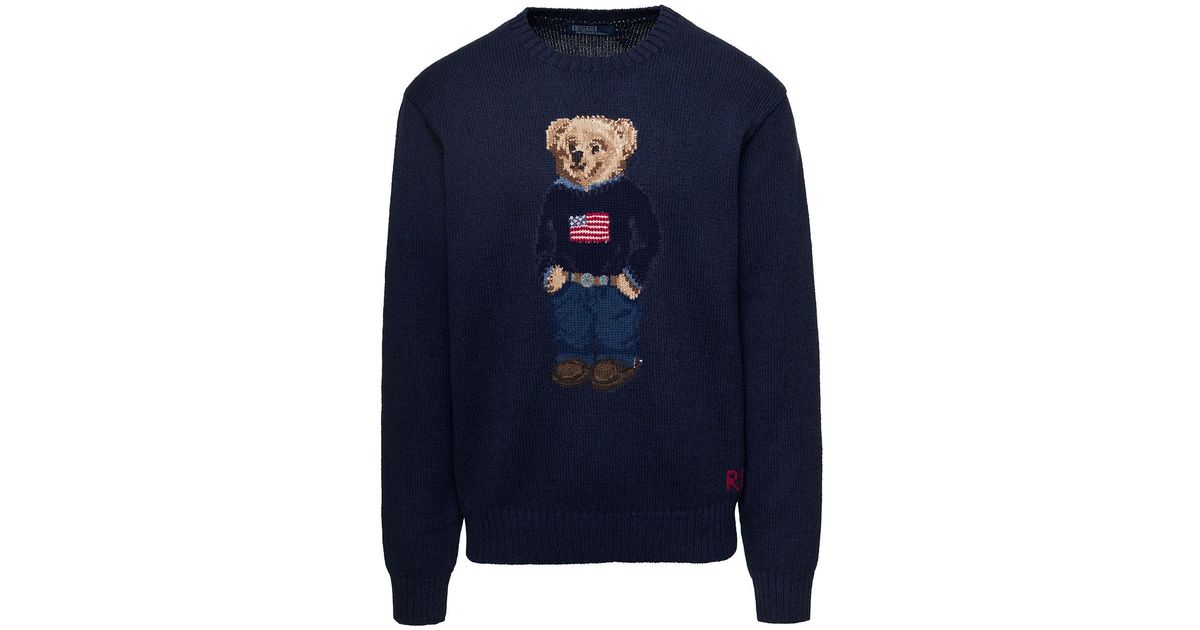 Crew necks Polo Ralph Lauren - Teddy embroidery sweater - 899222001