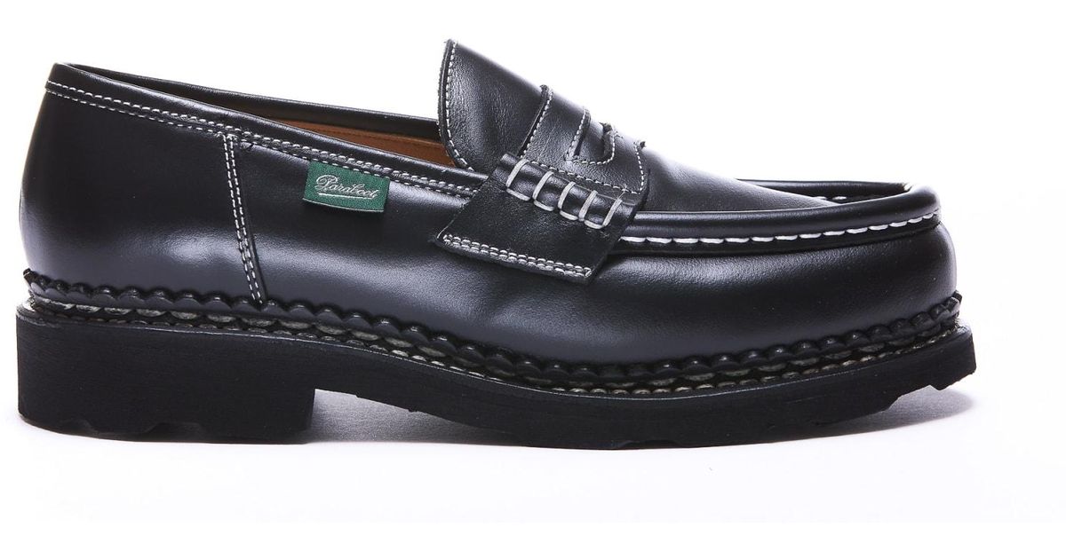 Paraboot Orsay Loafers in Black | Lyst
