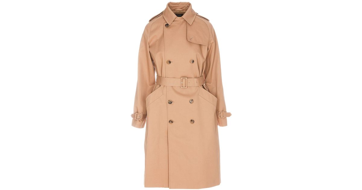 Apc greta trench hot sale coat