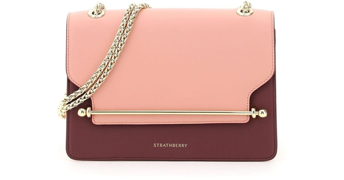 Strathberry East/West Omni Leather Bag Multi