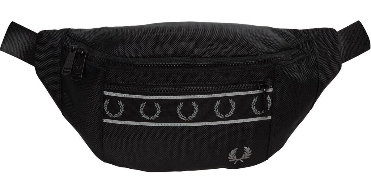 Fred Perry Belt Bag in Black for Men Lyst