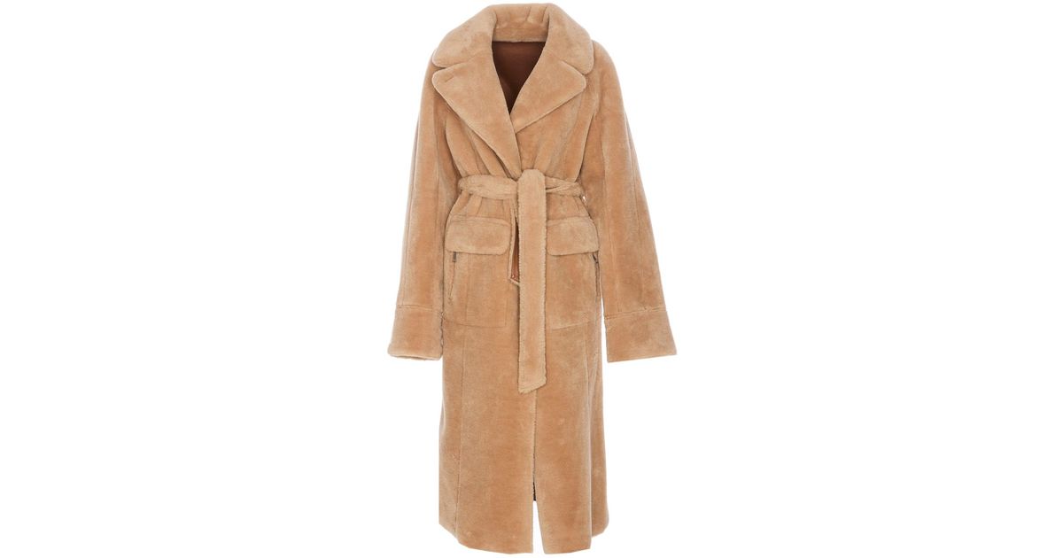 Urbancode Reversible Teddy Coat in Natural | Lyst