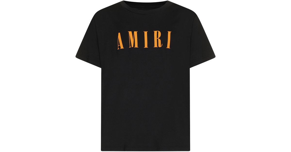 Amiri Tshirt in Black Orange (Black) for Men Lyst