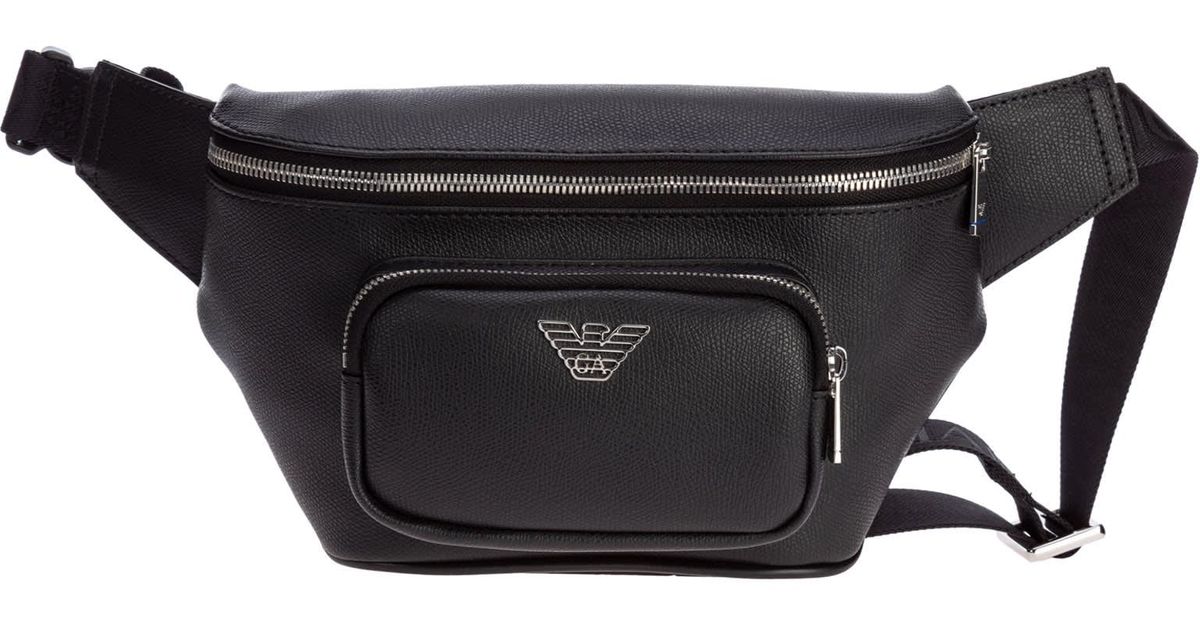 Emporio Armani Belt Bag in Black for Men Lyst