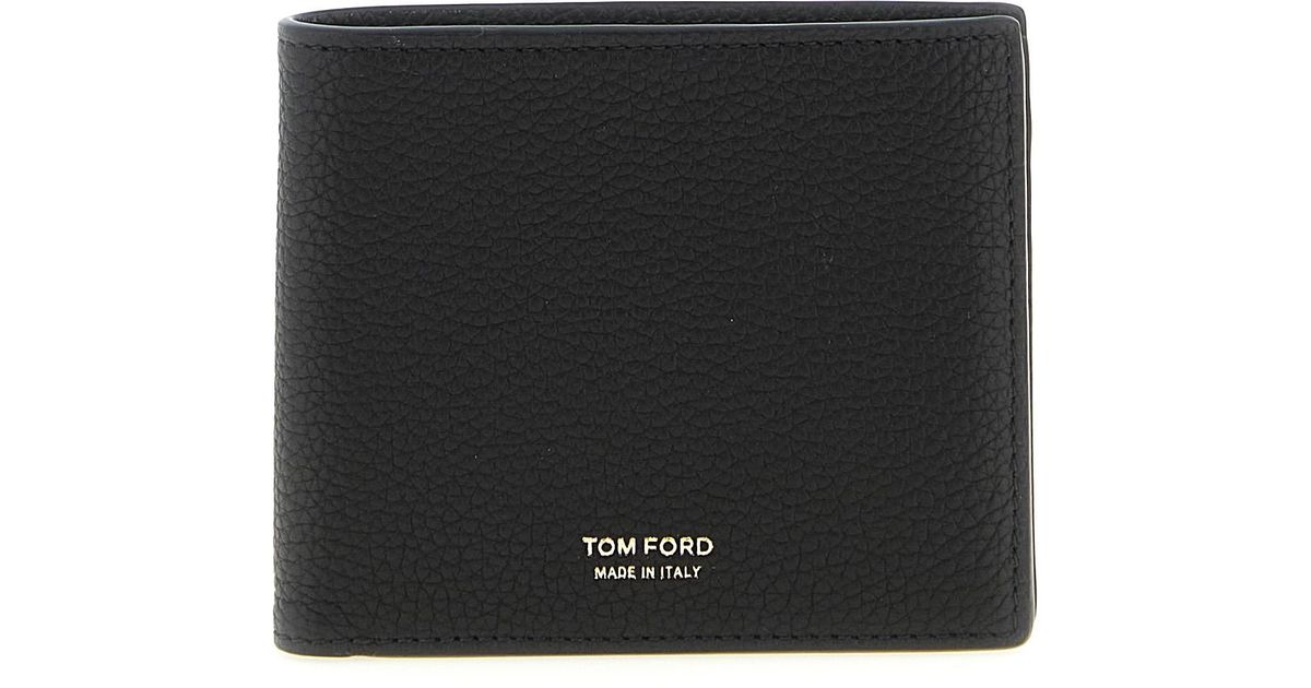 Wallet Ford Tom Ford Logo Wallet Calfskin Leather (Bos Taurus) Wallets, Card ...