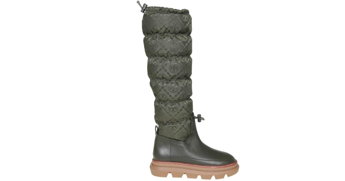 Tory burch sales quilted nylon boots