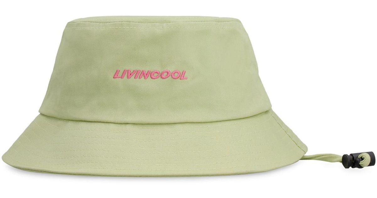 LIVINCOOL Cotton Bucket Hat in Green | Lyst