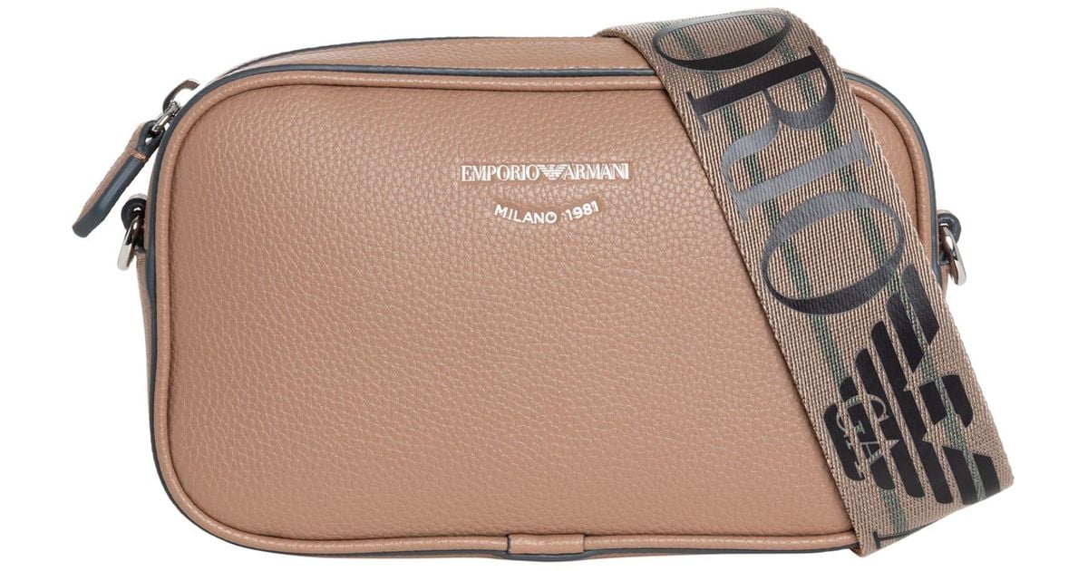 Emporio Armani Crossbody Bag in Brown Lyst