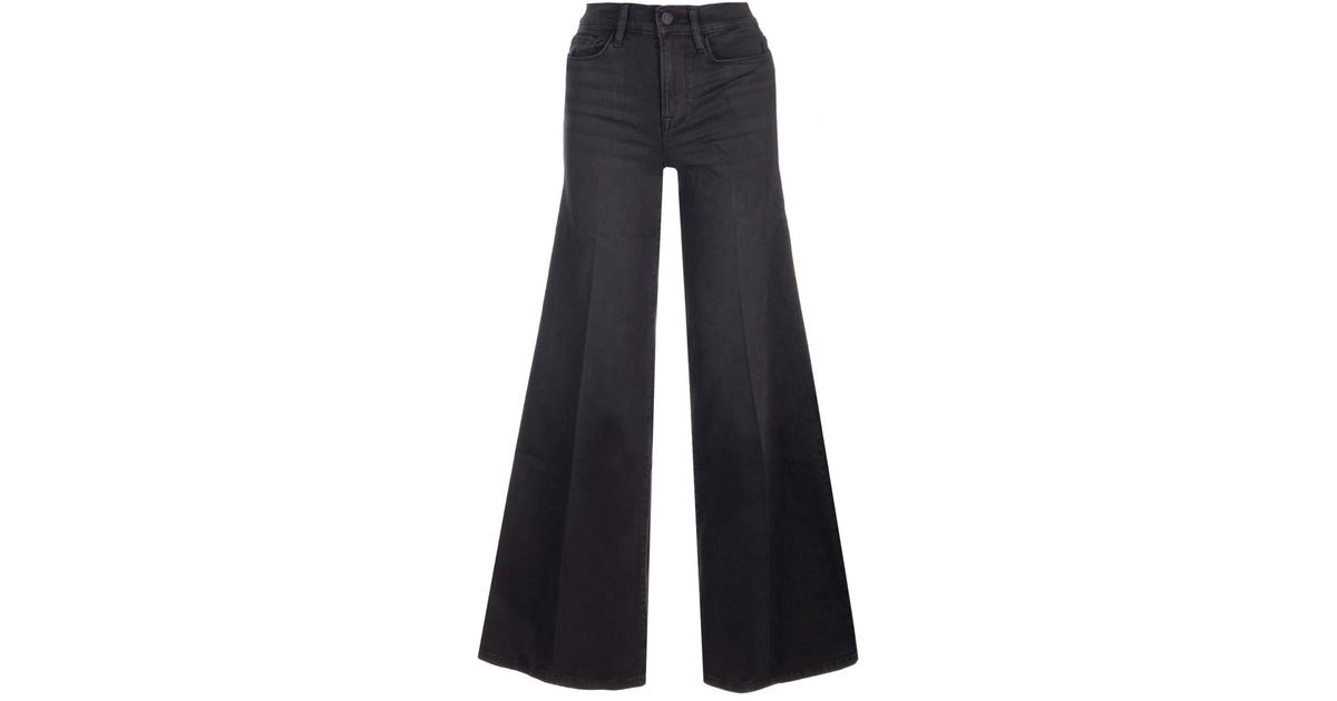 FRAME Kerry Palazzo Jeans in Blue Lyst