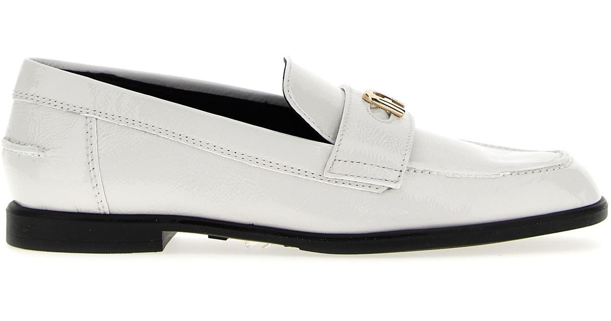 Furla 1927 Loafers in White | Lyst