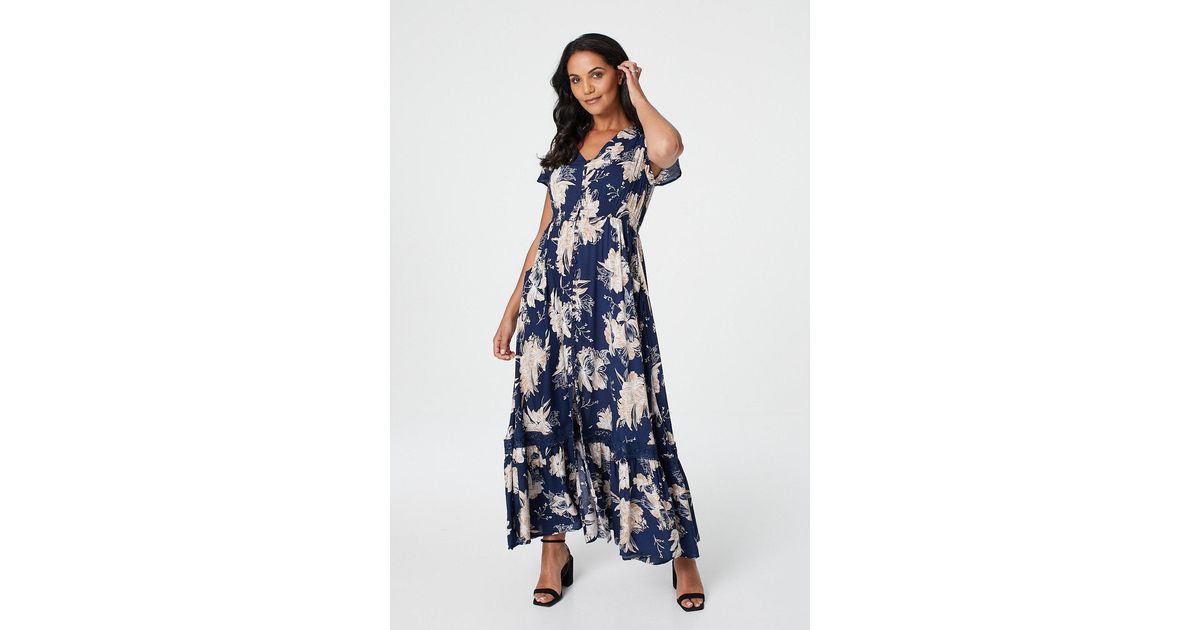 Izabel London Floral Short Sleeve 