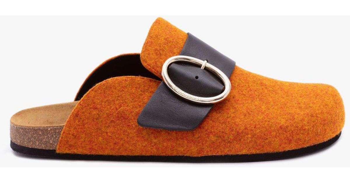 jw anderson felt loafer