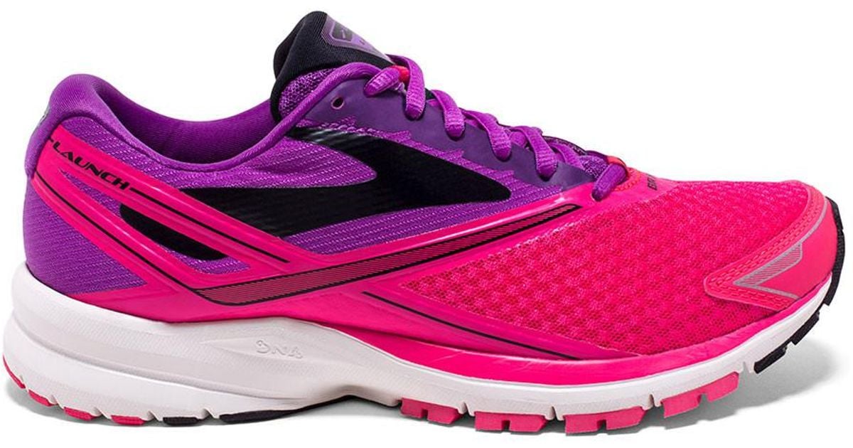 Brooks Women's Launch 4 Running Shoe in Pink - Lyst