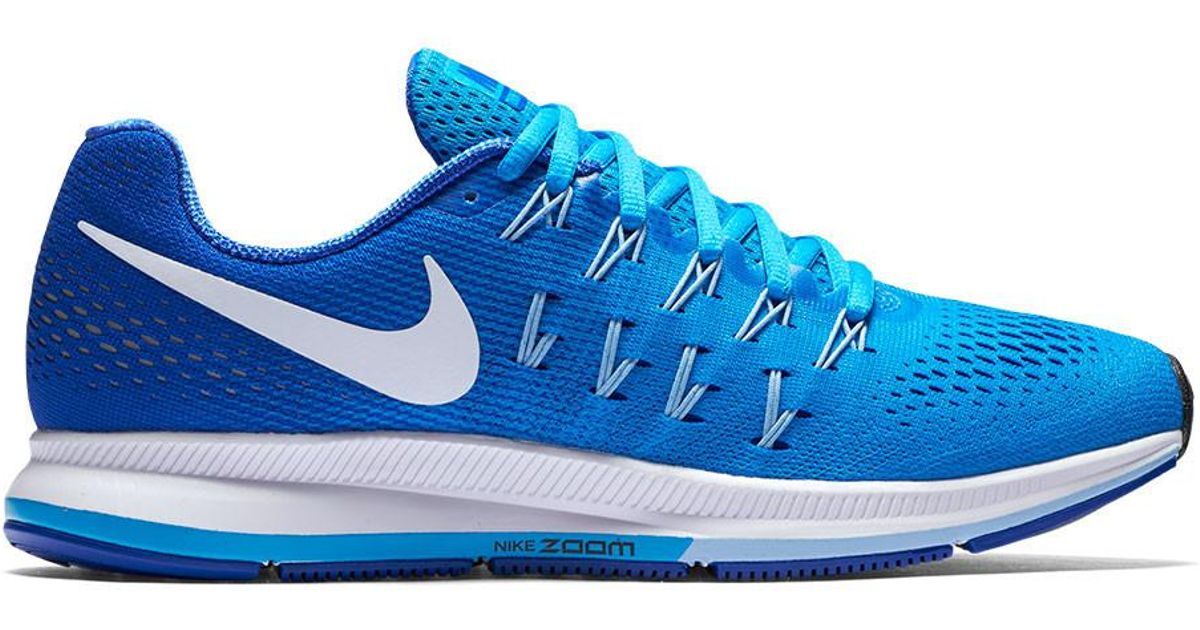 nike zoom pegasus 33 blue running shoes