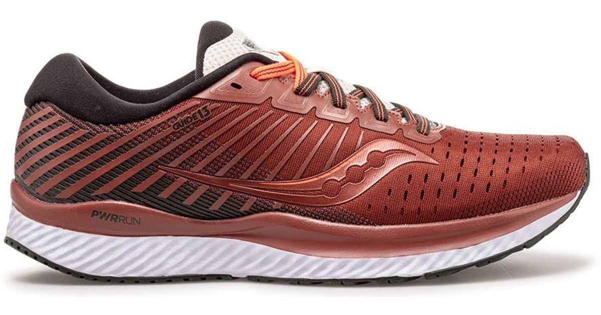 Saucony Guide 13 Jackalope Running Shoe in Red for Men Lyst