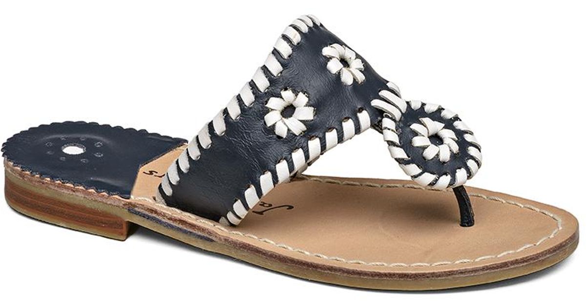 navy and white jack rogers
