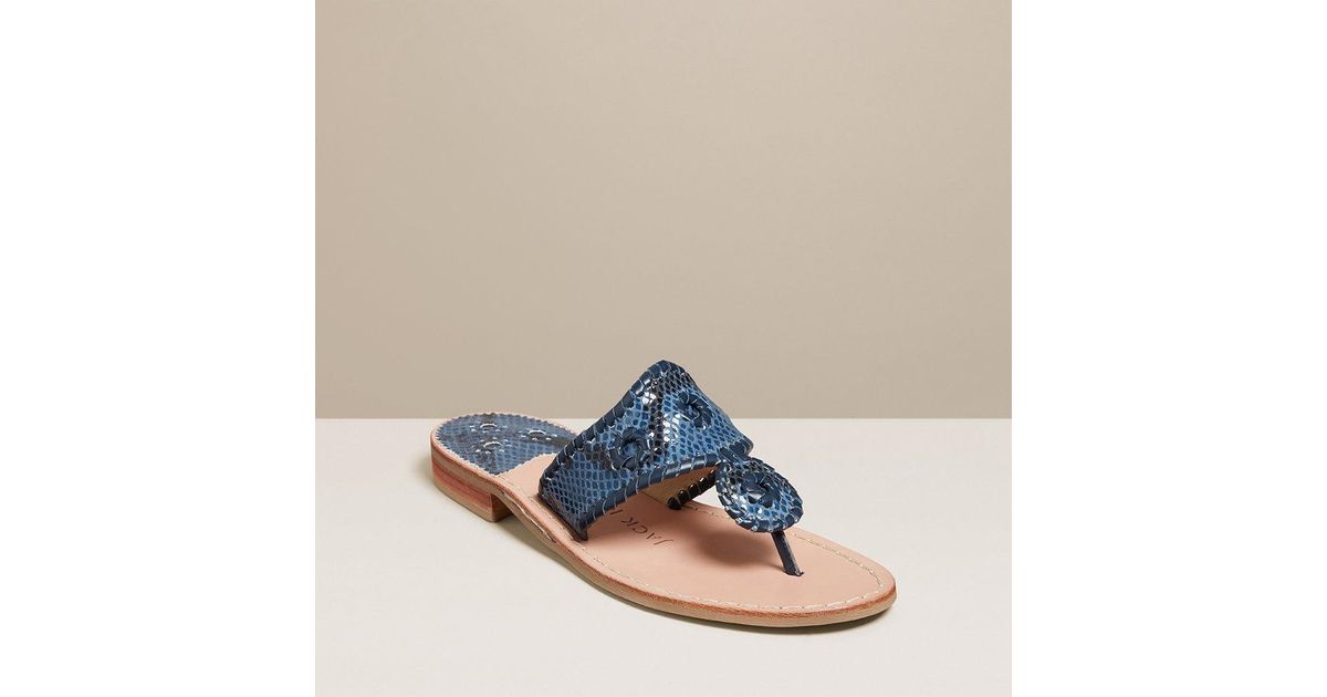 snake print flat sandals