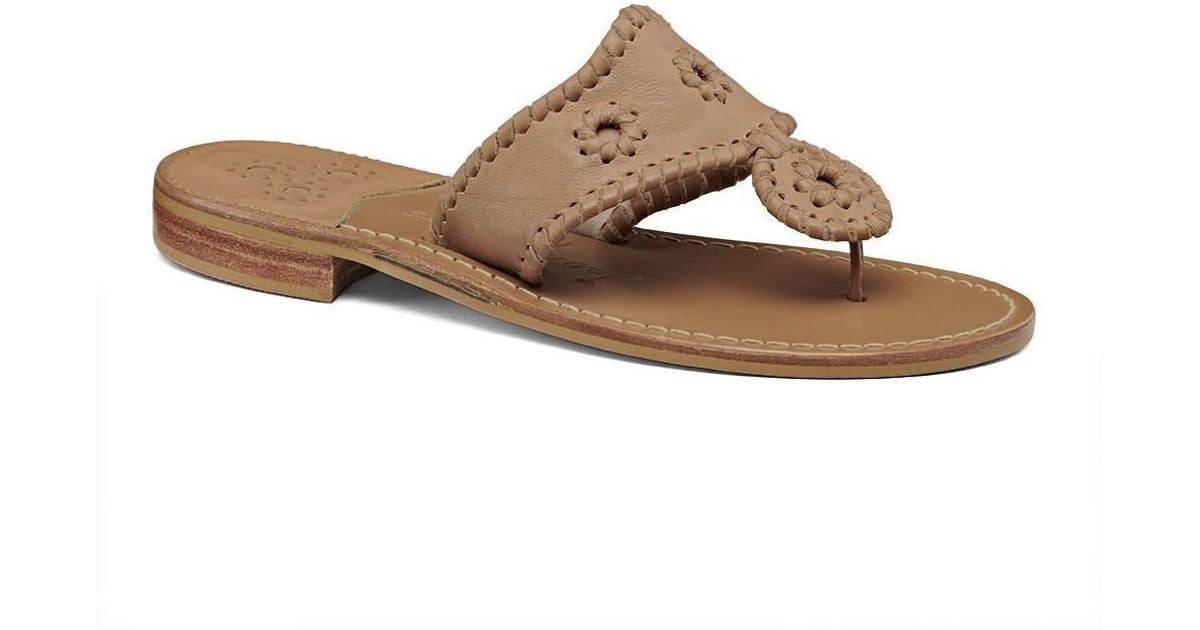 natural jacks flat sandal