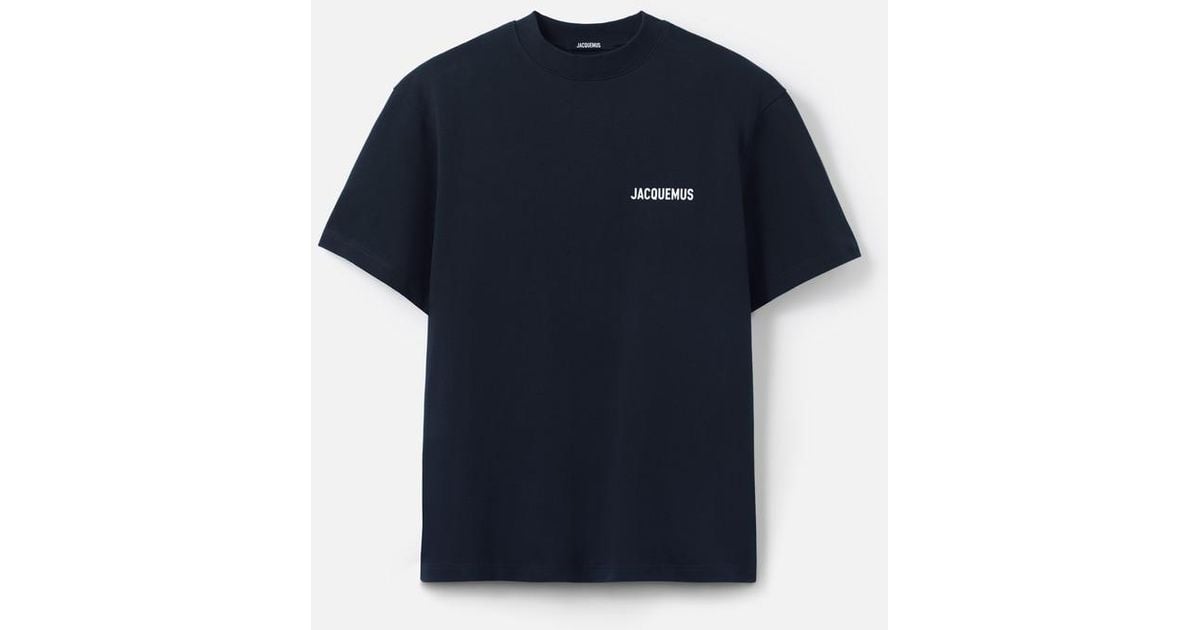 JACQUEMUS ダークブルー Tシャツ S | ヤマダウェブコム