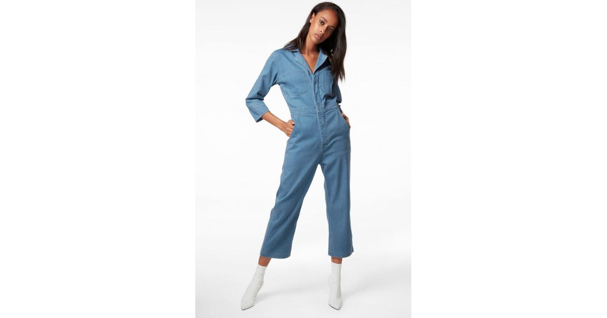 j brand denim jumpsuit