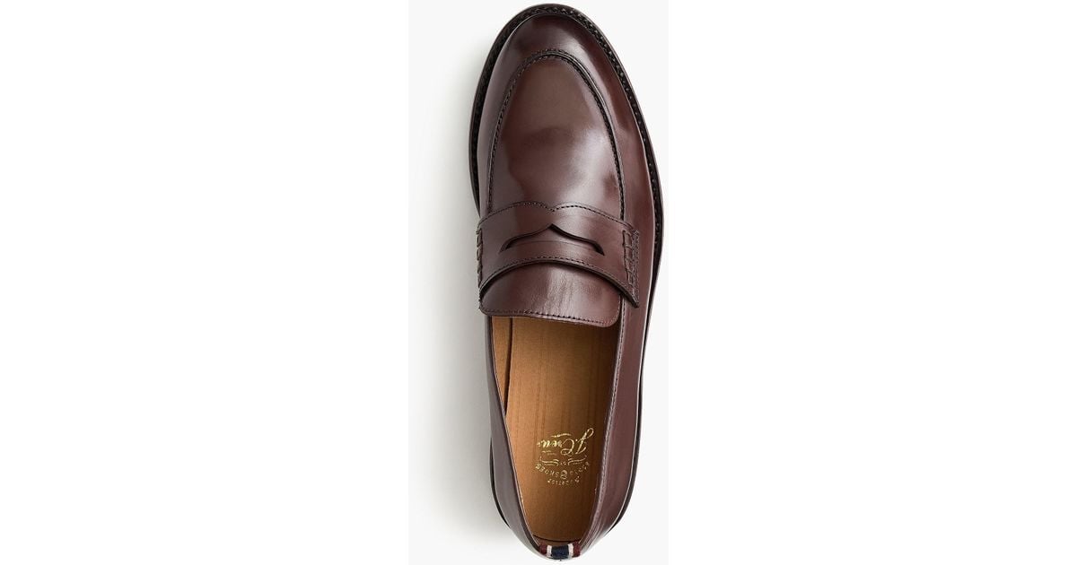 oar stripe penny loafers