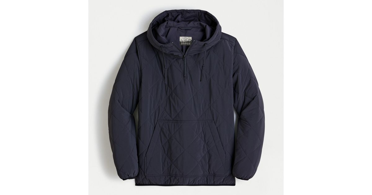 J.Crew Nordic Quilted Insulated Hoodie With Ecofriendly Primaloft® in