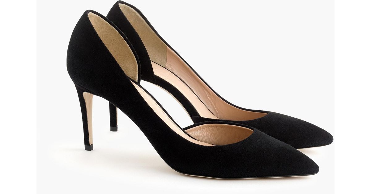 lucie suede pumps