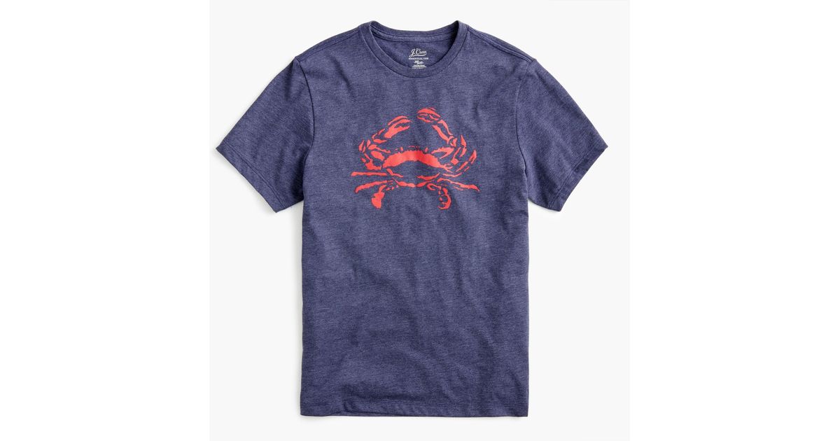 j crew crab shirt