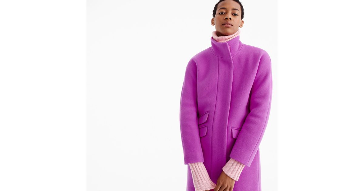 j crew hot pink coat