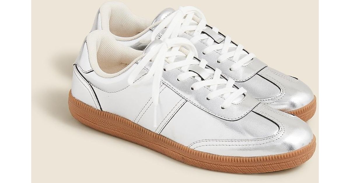 J.Crew Field Sneakers in White | Lyst