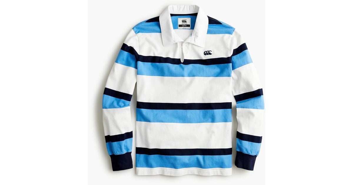 Canterbury Rugby Shirt, Baby Blue And White Rugby Shirt